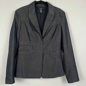 2/$30 Victoria’s Secret Body by Victoria Grey Blazer – Size 6 – Two-Button – GUC